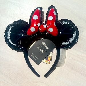 Loungefly Disney Minnie Mouse Ears Headband - Red and Black